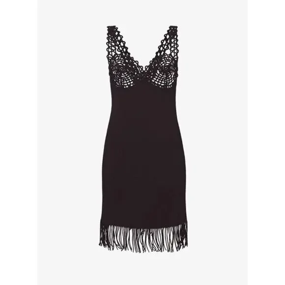 Proenza Schouler Embroidered Viscose Knit Dress - Picture 5 of 12
